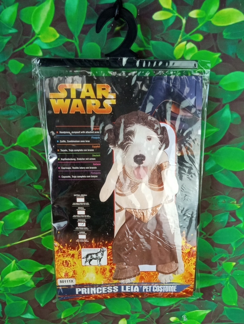 👻 Star War Princess Leia Dog Costume